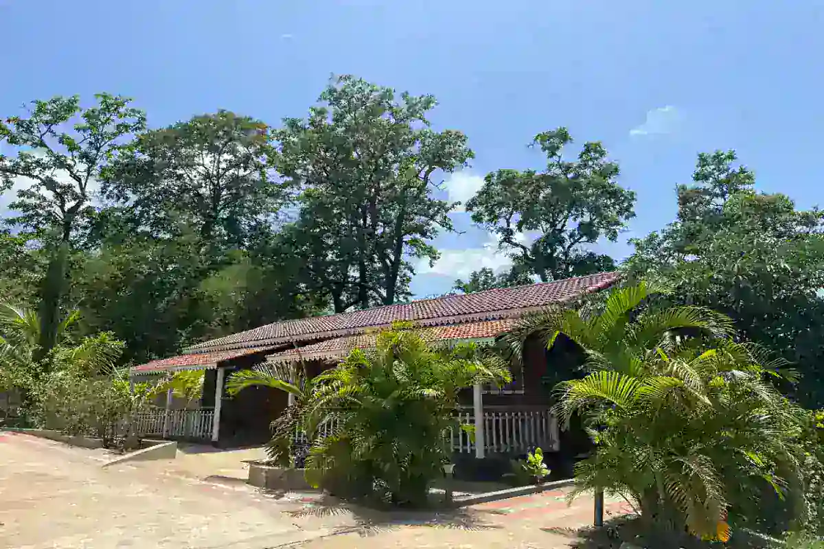 AC Standard cottage with beautiful garden view at B Hive riverside resort